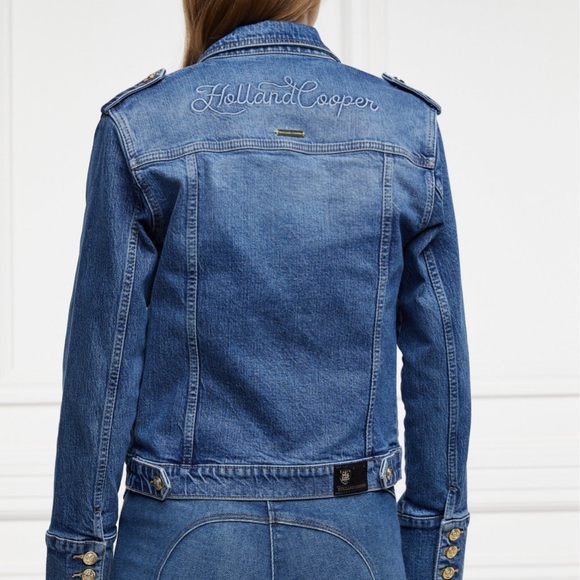HOLLAND COOPER Denim Jacket size XS NEW W/ TAG - Picture 6 of 11